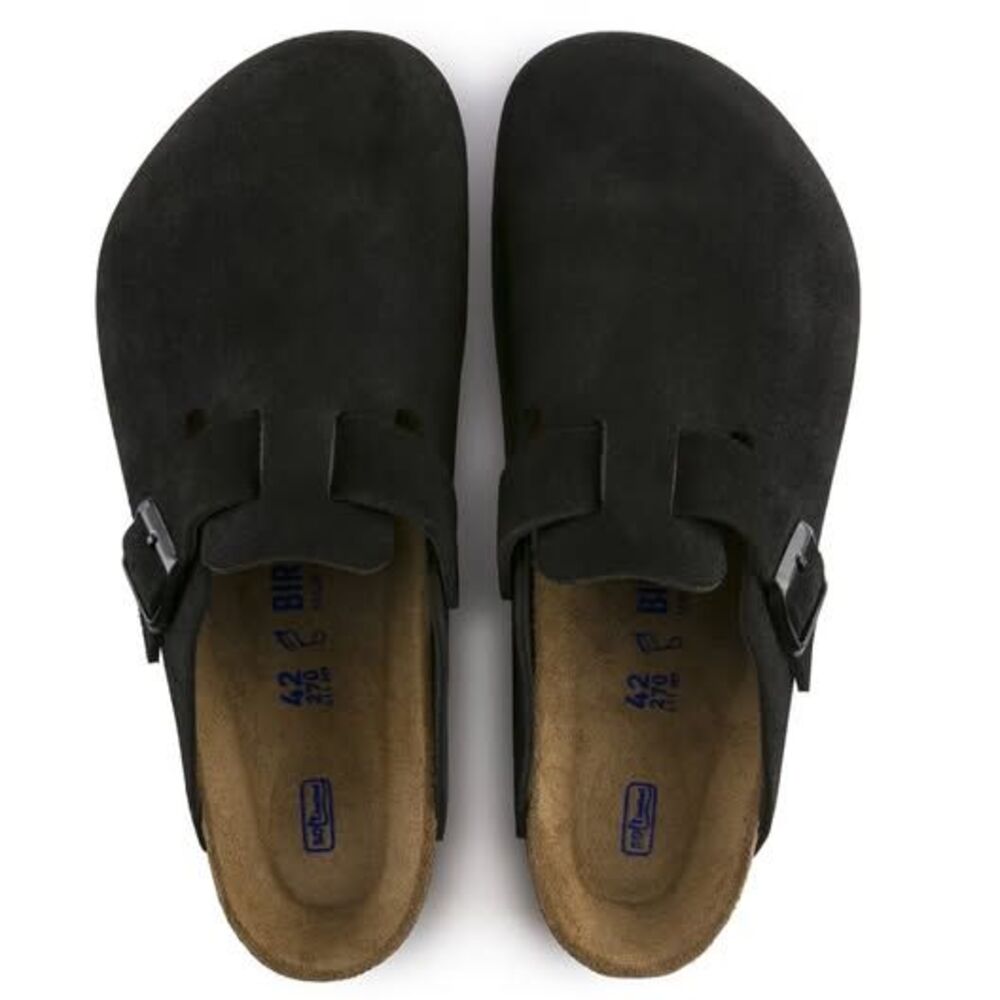NEW Birkenstock Boston Suede Clogs Size 43